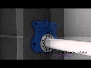 Acoustical/Isolation Pipe Support Solution