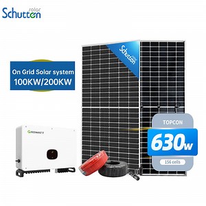 [Hot Item] High-Efficiency Schutten Factory Topcon 630W Solar PV Modules