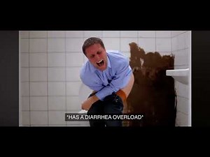 Man with explosive diarrhea makes a mess in bathroom 💩🤢￼