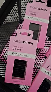 Our new look lashes incorporates pastel pink packaging with simple classification across our Pro Fan, Russian, and Classic Lash Extensions. With new lashes also added across the category, we’re excited to see your creations. Available at wholesalers nationwide and online 勺 | Salon System | Facebook
