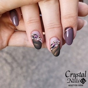 26 reactions | Our new Tiger Eye Infinity CrystaLac gel polish with matte top coat! | Crystal Nails USA | Facebook