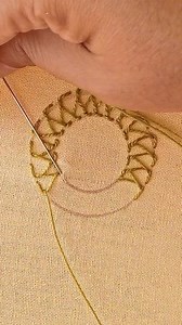 20K views · 159 reactions | Basic round design circle design hand embroidery basic stitch #fblifestyle | Basic Embroidery ABC | Facebook