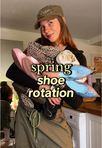 current shoe rotation 🫶🏼 I love them all dearly #springfashion #shoes