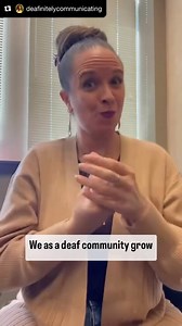 Thank you for sharing @deafinitelycommunicating askmewhyisign A handshape - TOGETHER. Collaborator: @reallyrenca The Deaf community has a collectivistic character and when we grow into our Deaf identity, it usually needs the community to do it together! It is hard for a Deaf person to thrive if this person doesn’t have a community of peers and adults who share the similar identity of being Deaf/HoH. To find a community, there are so many different ways so visiting a Deaf school or Deaf summer ca