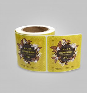 [Hot Item] Reasonable Price Custom Gold Foil Adhesive Labels