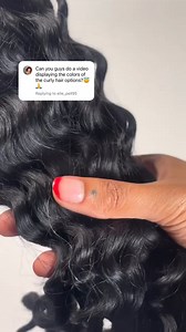All 20 of our curly extension colors in 1 video ️ ✨️ The ultimate...