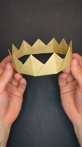 8.1K views · 14K reactions | Easy Paper Crown  . . . #origamilibrary #papercrafts #papertutorial #papercraft #crown #crowns | Origamilibrary | Facebook