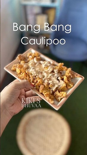 Baked #BangBangCauliflower 🤯#CauliflowerRecipes #MonsoonSnack #HealthySnacksIndia #PartySnacksIdeas