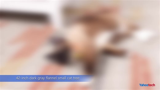 Yaheetech 42in Cat Tree with Scratching Posts and Condo, Plush Cat Tower with Perch Platform for Indoor Small Medium Cats