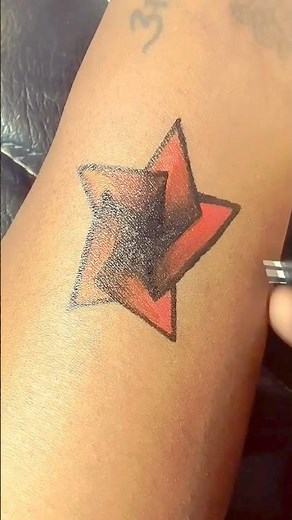 💥Easy To Make ⭐ Star Tattoo With Pen 🤯😳