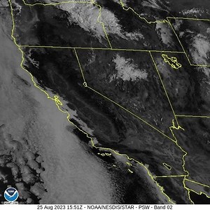 1.9K views · 30 reactions | Here comes the sun! GOES-West Satellite loop shows the sun rising on the west coast . Anyone else notice the stratus intruding into the coastal valleys and Bay Area this morning? | US National Weather Service Sacramento California | Facebook