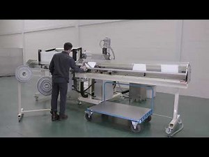 Helix Thermobonder paint roller winding machine