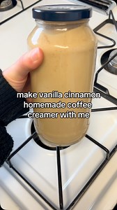 making the viral vanilla cinnamon homemade coffee creamer ☕️ let us know in the comments what others flavor extracts you would add to your coffee creamer! | McCormick Spice