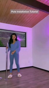 7.4K views · 79 reactions | 552_quick tutorial on how to install a pole ✨ #poletok #tutorial #fyp #poledancing #easydiy | Edwin Harper | Facebook