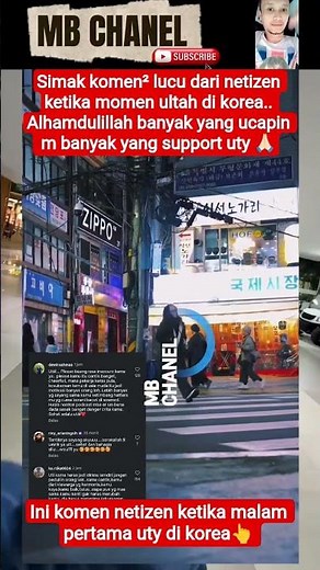 Ini komen netizen ketika malam pertama uty di korea👆 #viiral #viralvideo #shortvideos #shorttrending