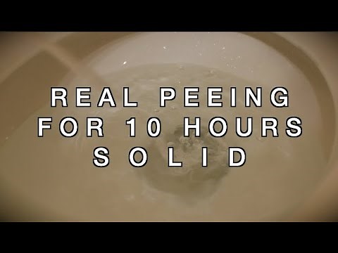 Peeing Sound for TEN HOURS | Sound to Make You Pee | High Quality Recording