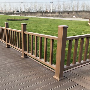 [Hot Item] Waterproof Weather Resistant Landscape Commercial and Residential WPC Wood Plastic Composite Handrail