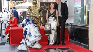 Carrie Fisher receives star on Hollywood Walk of Fame