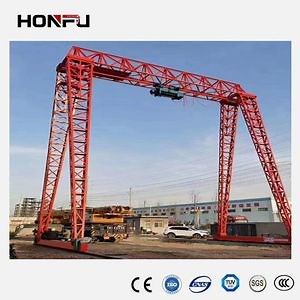 [Hot Item] Gear Motor Mobile Mini Container Aluminum Gantry Crane with ISO9001 Good Price