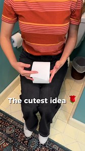 Gorgeous rose for your guest bathroom toilet paper! 🌹#valentinesdecor #ValentinesParty #hosting | Annie Lynn