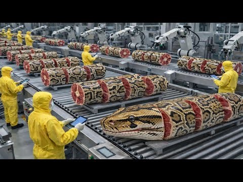 Inside the Modern Snake Meat Factory: The Incredible Process You've Never Seen