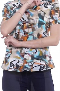 Cute button detail on this cute summer top from Parskey & Sage. Visit our website for more selections. | All That Glitters