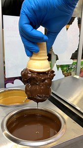 59K views · 387 reactions | Chocolate Dipped Black Cherry Vanilla Ice Cream Cone 襤 #icecream #icecreamcone #helado #blackcherry #chocolate | Foody Fetish | Facebook