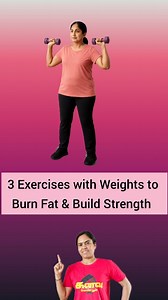 1.2K views · 98 reactions | 3 Weighted Exercises to Burn Fat and...