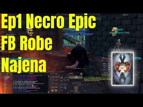 Ep1/16 Necro Epic Flowing Black Robe | EverQuest