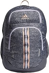 adidas Prime Backpack, Jersey Onix Grey/Onix Grey/Haze Coral Purple Tint, One Size
