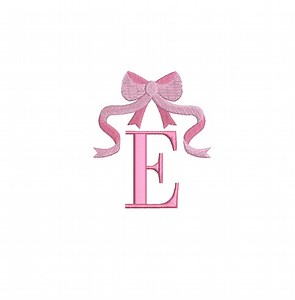 Ribbon Bow Monogram Frame PES DST JEF ++ Machine Embroidery Design, 7 Sizes, Instant Download - Etsy