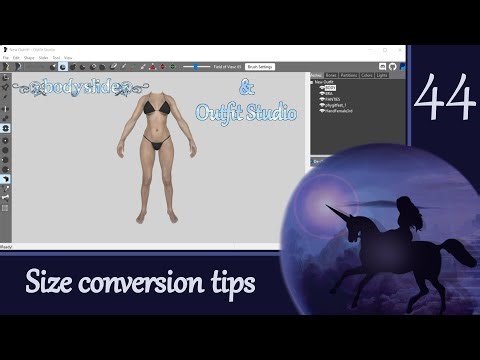 Outfit Studio 44: Tips for size conversions