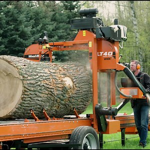 👉The Wood-Mizer LT40 sawmill with an optional WIDE head for better efficiency of sawing has already won an appreciation of the customers in the USA, as well as in Europe. See it in action! 🎬😲 | Wood-Mizer