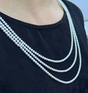 [Hot Item] Luxurious Handcrafted Extra-Long High Quality Freshwater Pearl Necklace for Timeless Style