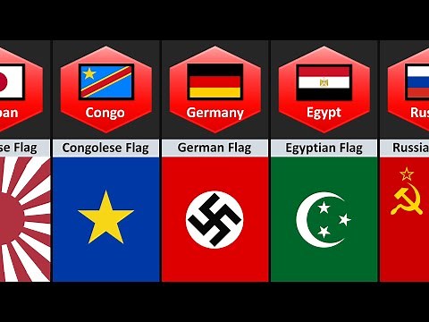 Flag of Different Countries During WW2