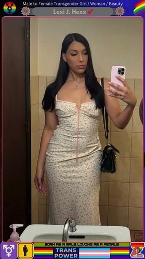 Male to Female Transgender Woman - Lexi J. Hexx 💕#shortvideo #transgender #mtf #lgbt #shorts