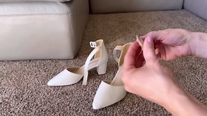 DOMEJO Premium Heel Pads Inserts Grips Liner - Back of Heel Protectors Cushions Prevent Too Big Shoe From Slipping, Blisters Comfortable Shoe Fit & Pain Relief, Black and Beige