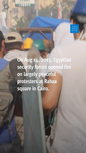10 years ago today, Egyptian security forces brutally and violently dispersed a sit-in protest in Cairo’s Raba’a Square. More than 800 Egyptians were killed by security forces and not a single member of the security forces has been held accountable since. It was, and remains, one of the deadliest human rights violations in Egypt’s modern history and it should never be forgotten. Video via @humanrightswatch | Ayman Mohyeldin