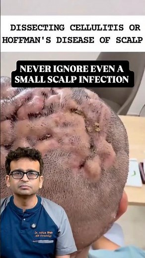 Dissecting Cellulitis What is it ? | Rare scalp disease