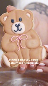 15K views · 60 reactions | Let’s join Mik as she puts the finishing touches on this adorable Teddy Bear cookie design ✨ Would you like to try making the same cookie by yourself? Send us a direct message to enroll | Now You Know. | Facebook