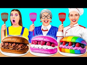 Me vs Grandma Cooking Challenge | Awesome Cooking Battle by GoFun Challenge