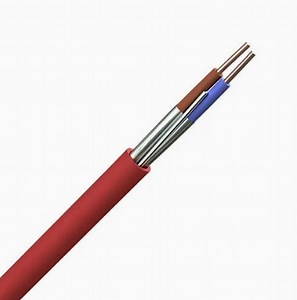 [Hot Item] High Quality 2c 1.5mm 2.5mm 18 AWG Copper Shielded Red Fire Alarm Cable