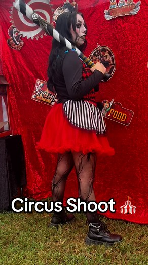 Circus Shoot #Halloween #circus #halloween2025 #clowns | 𝒱𝒾𝓃𝓉𝒶𝑔𝑒 𝒞𝓇𝑒𝒶𝓉𝒾𝓋𝑒