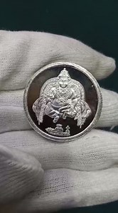RUPIKA 999 Silver Kuber Coin with Kuber Yantra – 99.9% Pure Silver | Authentic Indian Devotional Coin | Auspicious Gift for Puja, Home Décor, Religious Festivals & Special Occasions