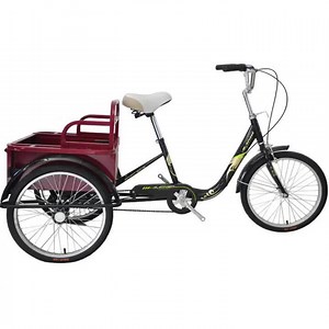 Adult Foldable Tricycle With Cargo Box Adult Drift Trike Petrol Tricycle Bicicleta