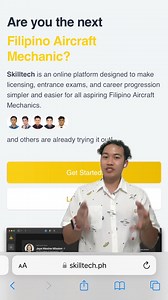 2.2K views · 34 reactions | #CAAP License? #SKILLTECH is here to help you! ✈️ #PhilSCA #Patts #WCC #AircraftMechanic | Happy Phill | Facebook
