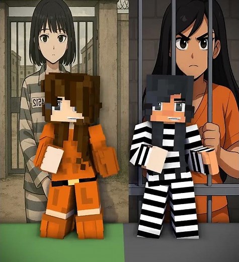 Gomy Gomy Gomy| FIRST MEET MEME | MIAZEN GIRL PRISON, CRAFTEE ,APHMAU PRISON, - Minecraft Animation