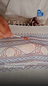 17K views · 238 reactions | Did you know the art behind Gujarat's traditional #Rogan painting? PC: @_bijoi (Instagram) #IndianHeritage #Tradition #Art #Gujarat [Indian Art, Traditional, Gujarat, Heritage] | TheBetterIndia | Facebook