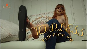 Lactating MILF topless shoe dangle JOI