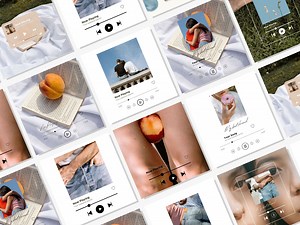 Spotify Instagram Canva Template, a Social Media Template by Story Native